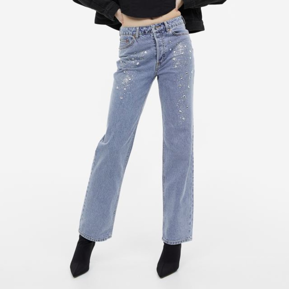 90s Straight High Jeans